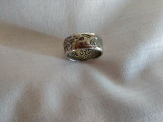 Jes MaHarry 925 Sterling Silver Wise OAK Designer Wide Band Ring Size 7 2