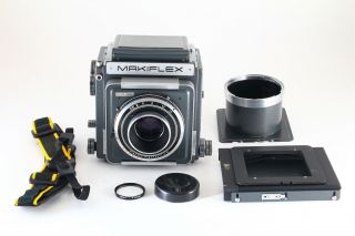 [super Rare ] Plaubel Makiflex 9x9cm Slr Camera W/xenar 150mm F/4.  5 Lens 5412