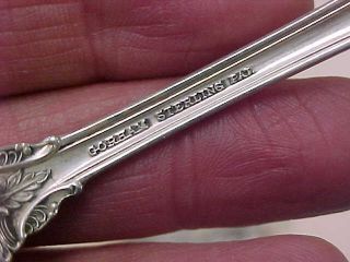 6 1936 GORHAM KING EDWARD Sterling Silver 6 - 1/4 