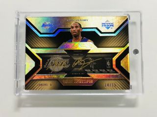 Kobe Bryant 2007 Ud Black Ticket Autographs Gold Auto D 14/15 Lakers Hof Rare