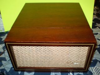 1959 ? Vintage Emerson 3 Tube Record Player Phonograph Great Bass,  Treble