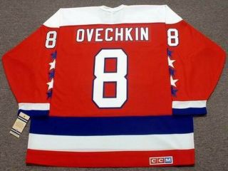 Alexander Ovechkin Washington Capitals Ccm Vintage Home Nhl Hockey Jersey