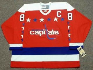 ALEXANDER OVECHKIN Washington Capitals CCM Vintage Home NHL Hockey Jersey 2