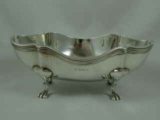 Stylish Art Nouvou,  Solid Silver Fruit Bowl,  1920,  266gm