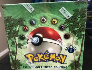 Pokémon 1st Edition Jungle Booster Box - English - Wotc Factory - Rare