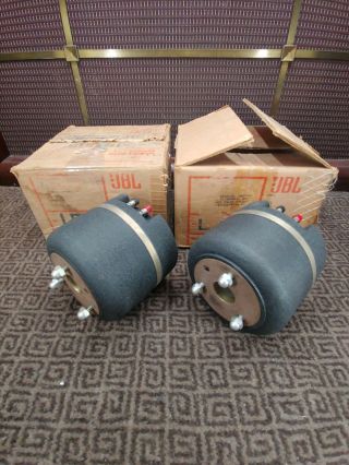 Pair Vintage JBL LE - 175 Horn Speaker Drivers in Rare Factory LE - 175 Boxes 5