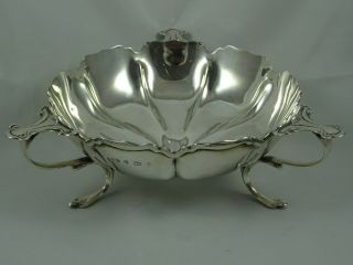 Fine Art Nouvou,  Solid Silver Fruit Bowl,  1908,  347gm