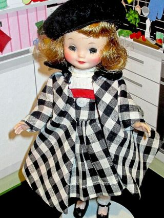 Lovely Vintage Betsy Mccall Doll In Town & Country Outfit W/ Hat