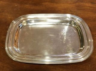 CHRISTOFLE Silverplate Butter Dish & Lid with Glass Insert,  NO MONOGRAM 4