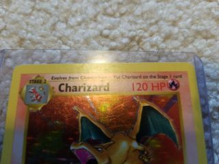 Pokemon Charizard Base Set 1st Edition Rare Holo Shadowless Unplayed 4/102 11