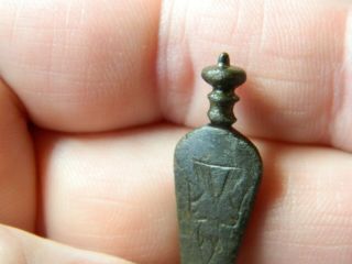 Roman Romano British Bronze Nail Cleaner Bird / Sword ? Metal Detecting Detector