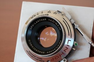 Rare Voigtlander Apo Lanthar 10,  5cm 105mm Cover 6x9 Linhof select 5