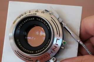 Rare Voigtlander Apo Lanthar 10,  5cm 105mm Cover 6x9 Linhof select 6