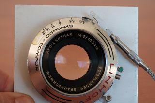 Rare Voigtlander Apo Lanthar 10,  5cm 105mm Cover 6x9 Linhof select 8