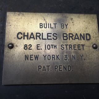 Charles Brand Etching Press - - Vintage 1960 ' s - - Solid and Ready to Roll 2