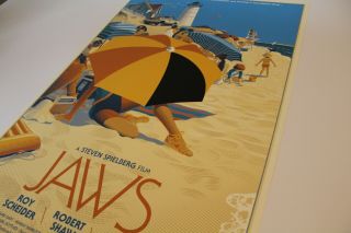 Jaws by Laurent Durieux Rare Mondo Print Movie Poster 10