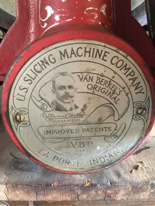 Vintage Deli Slicer.  Van Berkel ' s US Slicing Machine Company 3