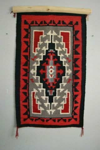 Vintage Native American Navajo Rug 28.  5 " X 48 " Indian Art Antique Klogetoh