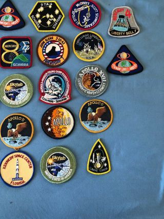 Vintage NASA Space Patches Apollo,  Skylab,  Mercury Total 51 NOS 7