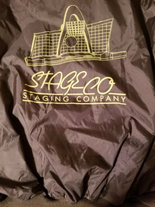 Vintage U2 POP TOUR Mart ' 97 Mens zip up jacket L stage company 8