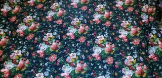 Awesome Cossette Floral Vintage Full / Queen Comforter Ralph Lauren Displayed