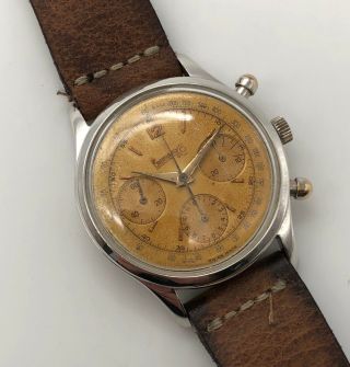 Vintage Eberhard & Co Valjoux 72 Chronograph Waterproof Watch