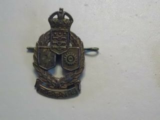 Ww2 Canadian Army Cap Badge Royal Canadian Electrical Mechanical Engineers