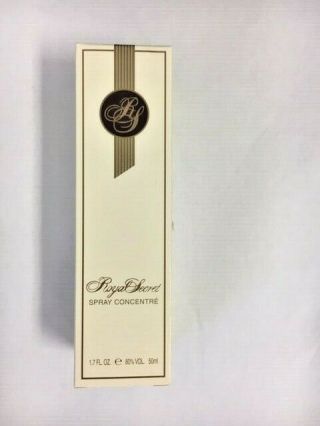 Royal Secret Perfume Spray Concentre 1.  7 Oz/ 100 Ml Vintage - Rare