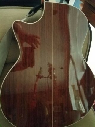 Rare 2001 Taylor 814CE Acoustic guitar w/ Fishman PU & ext.  preamp OHSC. 4