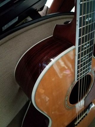 Rare 2001 Taylor 814CE Acoustic guitar w/ Fishman PU & ext.  preamp OHSC. 5