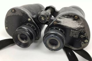 Wwii Bausch & Lomb 7x50 Mark ? Mod 0 Us Navy 1945 Binoculars No Case