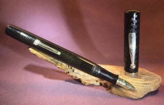 Vintage 1903 Waterman’s Ideal Bchr 55 Fountain Pen W/ 5 Smooth Flex Nib— Big