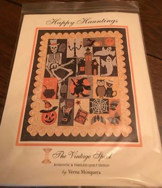 Happy Hauntings Quilt Kit Halloween Applique From The Vintage Spool