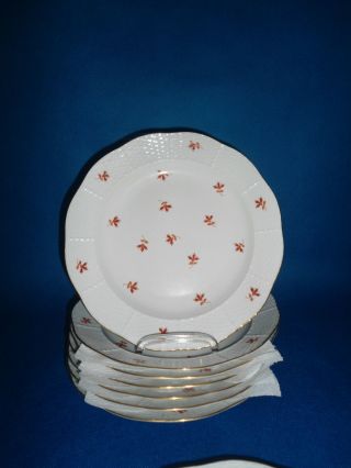 Herend Antique 12 dinner plates porcelain 2