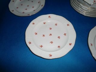 Herend Antique 12 dinner plates porcelain 3