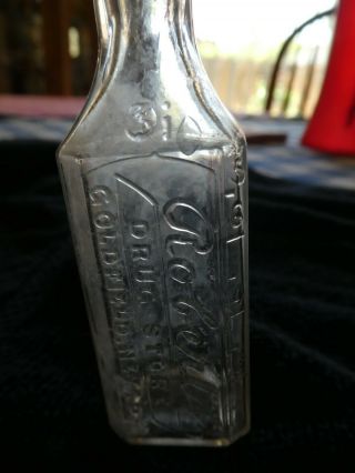 Goldfield Nevada Antique Bottle Robert ' s Drug Store - Rare 3
