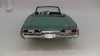 Vintage Chevrolet Dealer Promo Toy Model 1967 Impala SS Convertible Turquoise 4