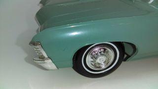 Vintage Chevrolet Dealer Promo Toy Model 1967 Impala SS Convertible Turquoise 6