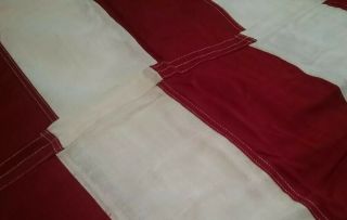 Vintage WW2 48 Star American U.  S.  Flag 5 ' x 9.  5 ' Hand Stitched Cotton 8