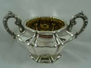Vintage,  William Iv Solid Silver Sugar Bowl,  1835,  423gm