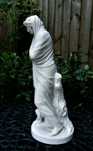 ANTIQUE LARGE ART NOUVEAU SEVRES BISCUIT PARIAN FIGURE OF 