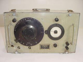 Vintage Western Electric 19C Tube Amplifier Speaker Oscillator in Case w/ Meter 2