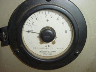 Vintage Western Electric 19C Tube Amplifier Speaker Oscillator in Case w/ Meter 5