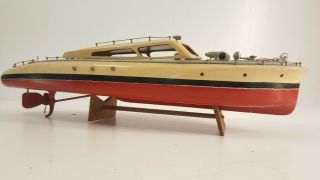 Vintage RC Wood Boat (Antique Mechanical Radio Controlled) Watercraft Wooden 2