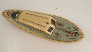 Vintage RC Wood Boat (Antique Mechanical Radio Controlled) Watercraft Wooden 7