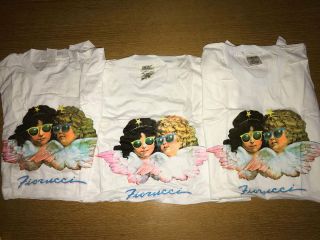 Fiorucci True Vintage Set Of 3 Angels Shirts 80s Never Worn