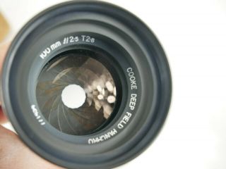 Rare Lens Rank Taylor Hobson 100mm f/2.  5 T2.  8 Cooke Deep Field Panchro 771454 7
