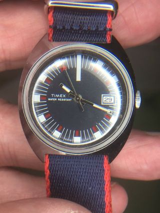 Vintage 1973 Timex Marlin Men’s Watch Run 