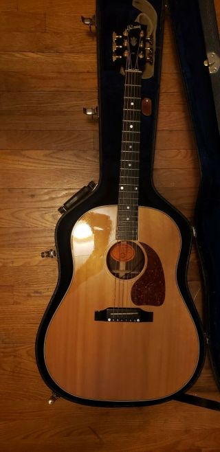 Acoustic Guitar Gibson J - 45 Rosewood And Rare With Fishman Aura