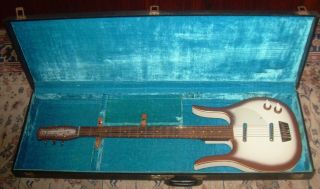 DANELECTRO vintage 1963 Longhorn Baritone/6 - string bass 4623 scarce 10